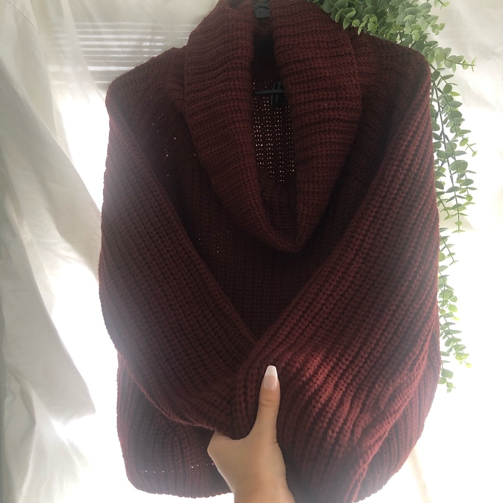 Fall Cowl Neck Sweater🍂